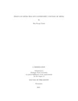 Essays on media bias and government control of media