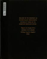 The study of the anisotropy of polycrystalline ferromagnetic materials by means of the microwave resonance method