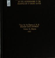 The interrelationships of soil animals and soil microorganisms in the decomposition of organic matter