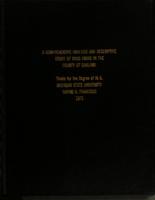 A comprehensive analysis and descriptive study of drug abuse in the county of Oakland