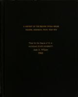 A history of the Belding Opera House, Belding, Michigan, from 1889-1915