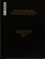 Correction for electron escape from self-scintillating crystals with applications to the beta-decay of K⁴⁰