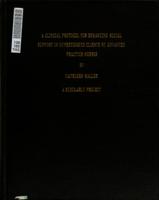 A clinical protocol for enhancing social support in hypertensive clients by advanced practice nurses