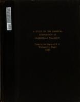 A study of the chemical composition of Salmonella pullorum