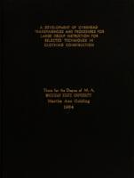 A development of overhead transparencies and procedures for large group instruction for selected techniques in clothing construction