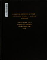 A preliminary investigation of the need for compulsory approval of preschools in Louisiana