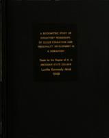 A sociometric study of dormitory friendships : of clique formation and personality development in a dormitory