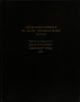 Language learning differences of pre- and post-pubic mentally retarded individuals