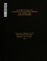 The effects of stimulus incongruity on children's looking time, affect, and labeling responses