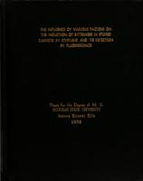 The influence of various factors on the induction of bitterness in stored carrots by ethylene and its detection by flourescence