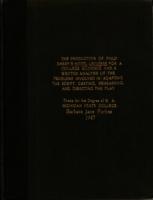 The production of Philip Barry's Hotel universe for a college audience and a written analysis of the problems involved in : adapting the script ; casting ; rehearsing ; and directing the play