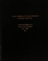 Spatial integration of political participation : Guatemala, a case study