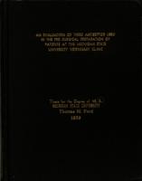 An evaluation of three antiseptics used in the pre-surgical preparation of patients at the Michigan State University Veterinary Clinic