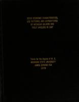 Socio-economic characteristics, use patterns, and expenditures of Michigan salmon and trout anglers in 1967