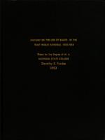 History of the use of radio in the Flint public schools, 1925-1953