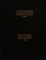 Water absorption and changes in plasma osmotic pressure as determinants of the satiation of thirst