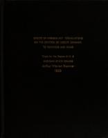 Effects of various DDT formulations on the control of insects common to potatoes and beans