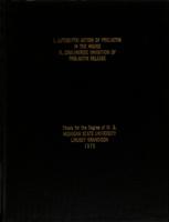 I. Luteolytic action of prolactin in the mouse. II. Cholinergic inhibition of prolactin release