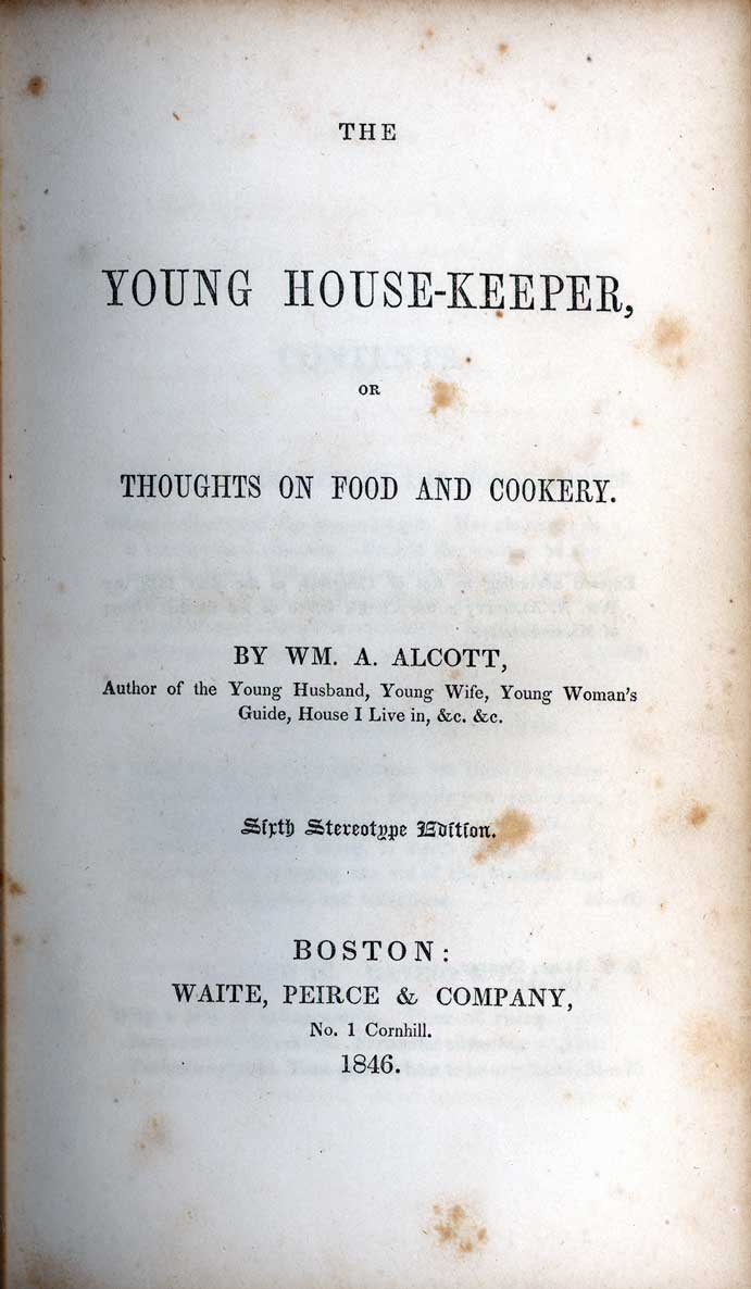 The young house-keeper : or, thoughts on food and cookery