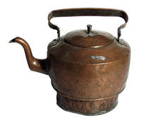 Copper teakettle