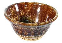 Brown glazed bowl