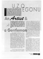 Uzo Egonu : an artist and a gentleman