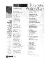 Poet : Kayode Aderinokun