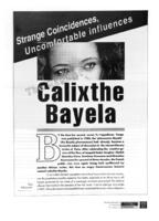 Strange coincidences, uncomfortable influences : the rage of Calixthe Bayala