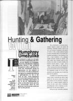 Hunting and gathering within Humphrey Umezulike