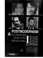 Postmodernism & the imposssible death of the African author