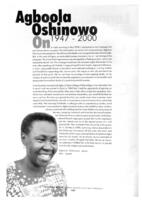 Agboola Oshinowo 1947-2000