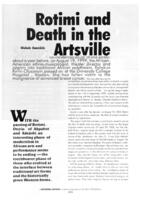 Rotimi and death in the Artsville