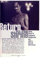 Return to the shrine : Fela Kuti's legacy inspires an Afro-funk revival