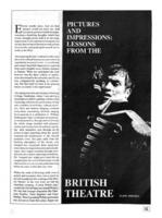 Pictires and impressions : lessons from the British theatre
