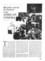 Film policy and the development of the African cinema