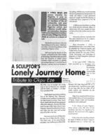 A sculptor's lonely journey home : tribute to Okpu Eze