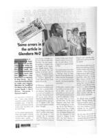 Black Orpheus & Transition : some errors in the article in Glendora nr3