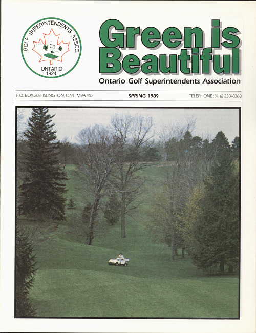 Green is beautiful. (1989 Spring)