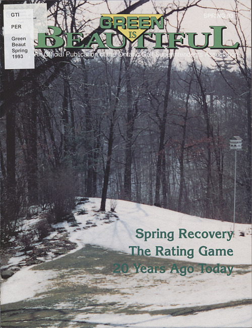 Green is beautiful. (1993 Spring)