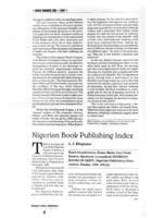 Nigerian book publishing index