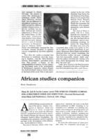 African studies companion