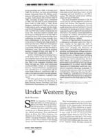 Under Western eyes