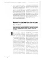 Presidential rallies in colour