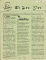 The green sheet. Vol. 1 no. 5 (1985 July/August)