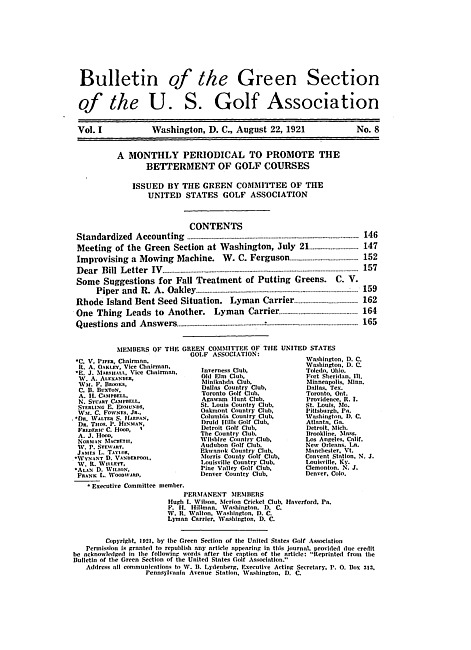  Vol. 1 no. 8 (1921 August 22) 