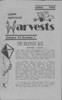 Lawn Institute harvests. Vol. 32 no. 1 (1985 April)