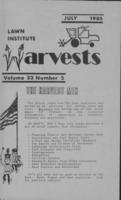 Lawn Institute harvests. Vol. 32 no. 2 (1985 July)