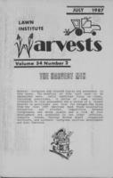 Lawn Institute harvests. Vol. 34 no. 2 (1987 July)
