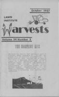 Lawn Institute harvests. Vol. 34 no. 3 (1987 October)