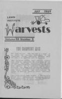 Lawn Institute harvests. Vol. 36 no. 2 (1989 July)